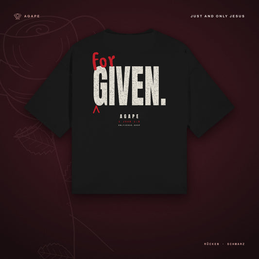 FOR GIVEN T-Shirt Black – Rückseite