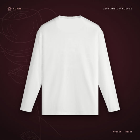 ROSE SLEEVE Longsleeve White – Rückseite