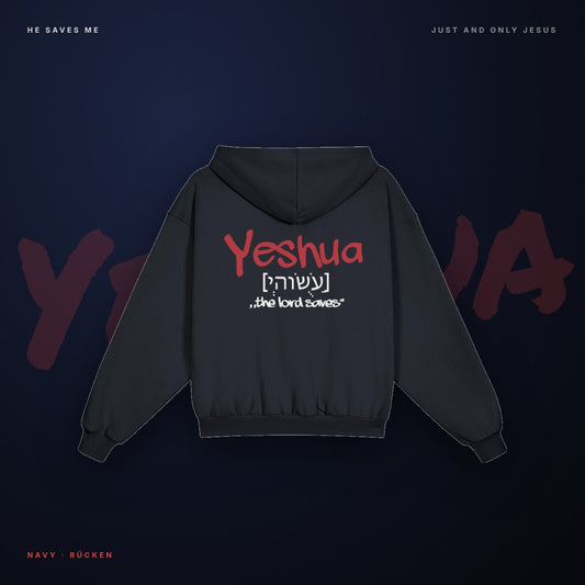Yeshua Hoodie – Navy