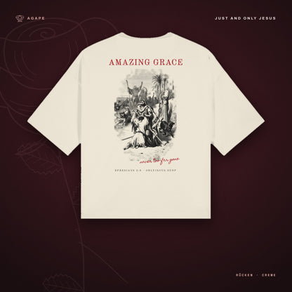 AMAZING GRACE T-Shirt Cream – Rückseite