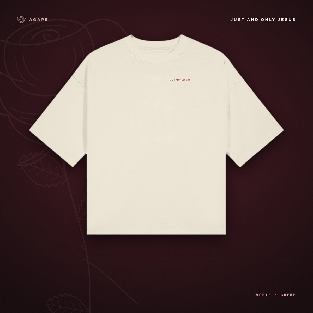 AMAZING GRACE T-Shirt Cream – Vorderseite