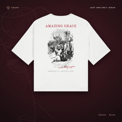 AMAZING GRACE T-Shirt White – Rückseite