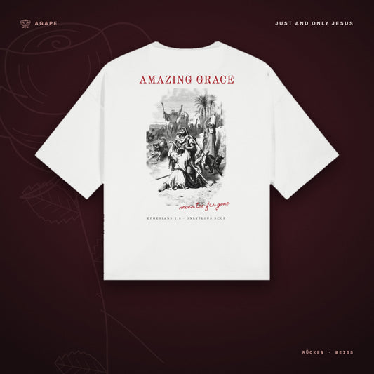 AMAZING GRACE T-Shirt White – Rückseite