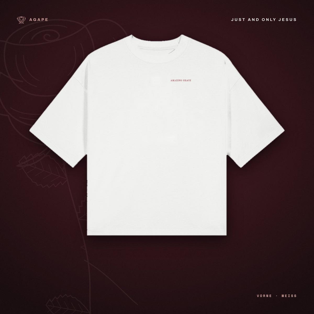 AMAZING GRACE T-Shirt White – Vorderseite