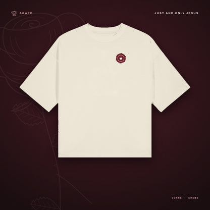 LOVE LETTER T-Shirt Cream – Vorderseite