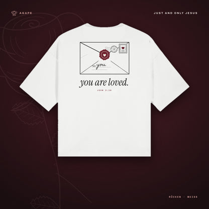 LOVE LETTER T-Shirt White – Rückseite