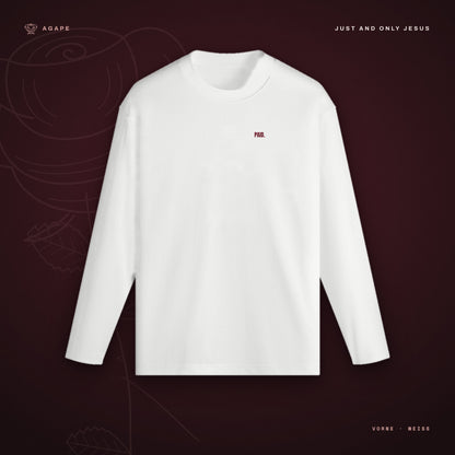 PAID IN FULL Longsleeve White – Vorderseite