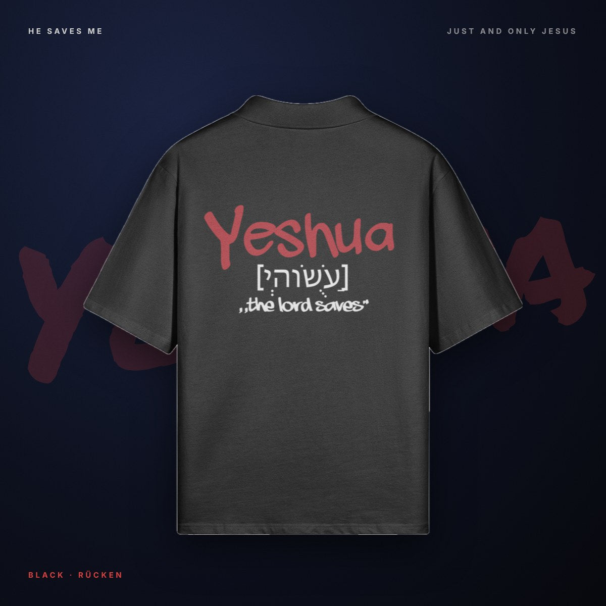 Yeshua Polo – Black