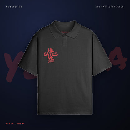 Yeshua Polo – Front Black