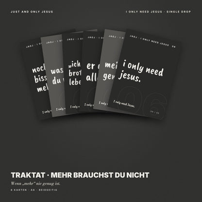 MEHR BRAUCHST DU NICHT