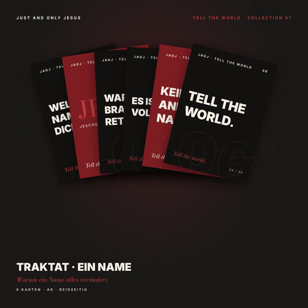EIN NAME - TRAKTAT (6 KARTEN)